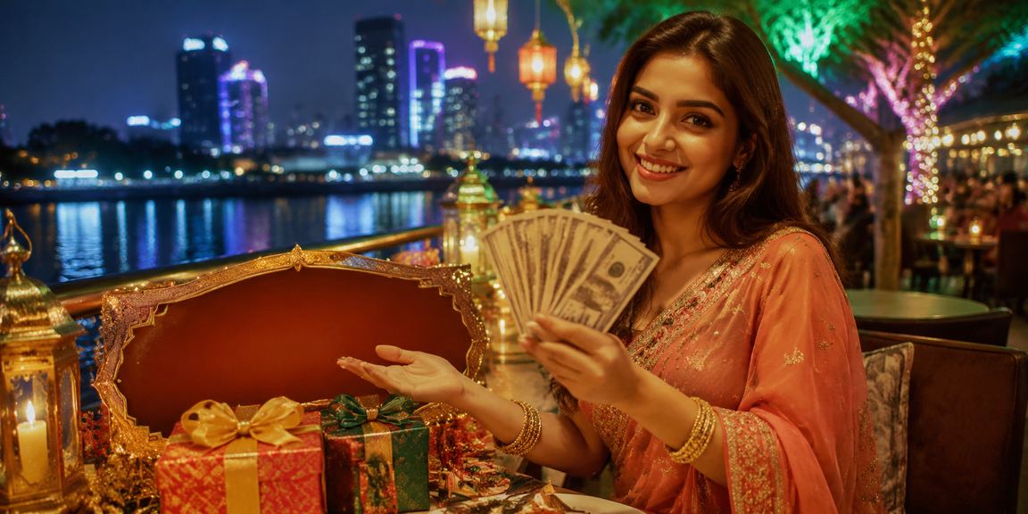 ঢাকায় ঈদ উৎসবে ক্যাশব্যাক বোনাস উপভোগের আনন্দময় দৃশ্য