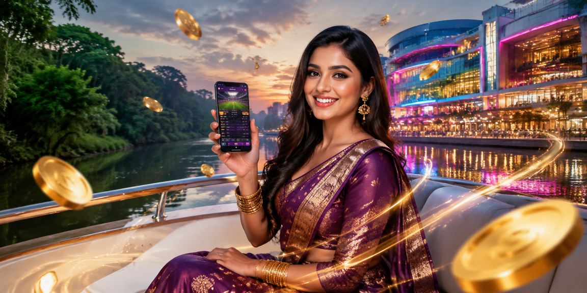 গাজীপুরে মোবাইল ক্যাসিনো নিয়ন আলোয় জ্যাকপট খেলার দৃশ্য