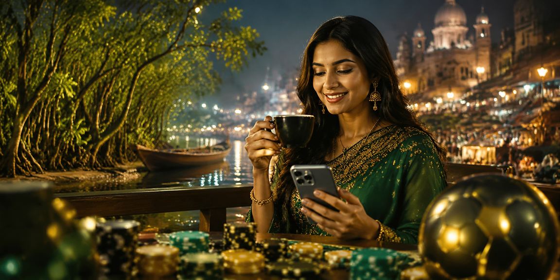সুন্দরবন অঞ্চলে নাইট মার্কেটে মোবাইলে জ্যাকপট উপভোগ